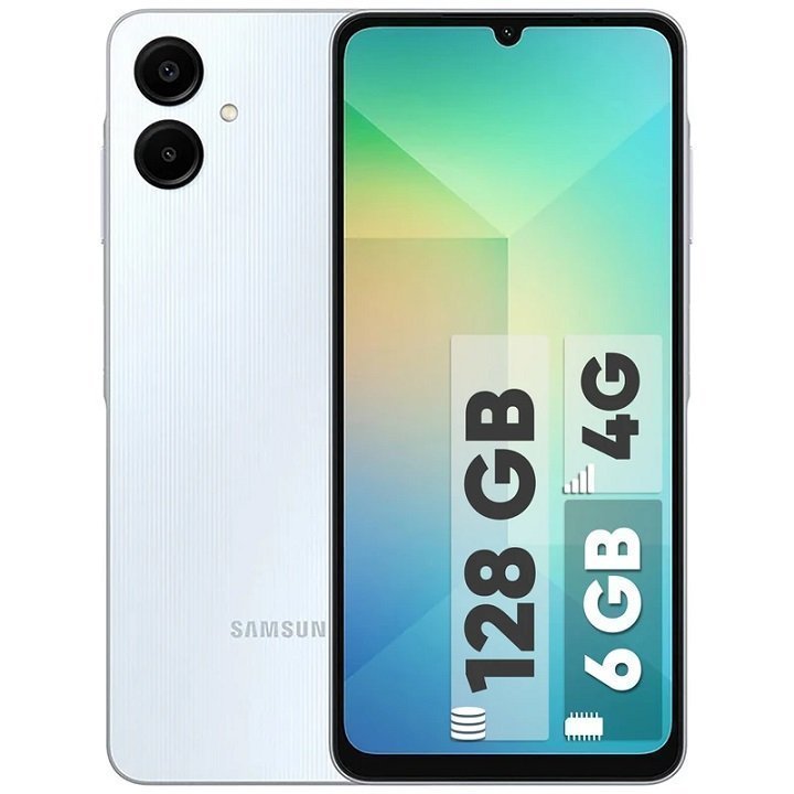 گوشی موبایل سامسونگ A06 4G ظرفیت 128 رم 6 گیگابایت
