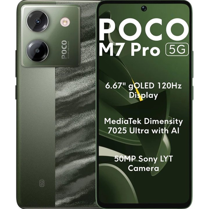گوشی موبایل شیائومی Poco M7 Pro 5G ظرفیت 512 رم 12 گیگابایت