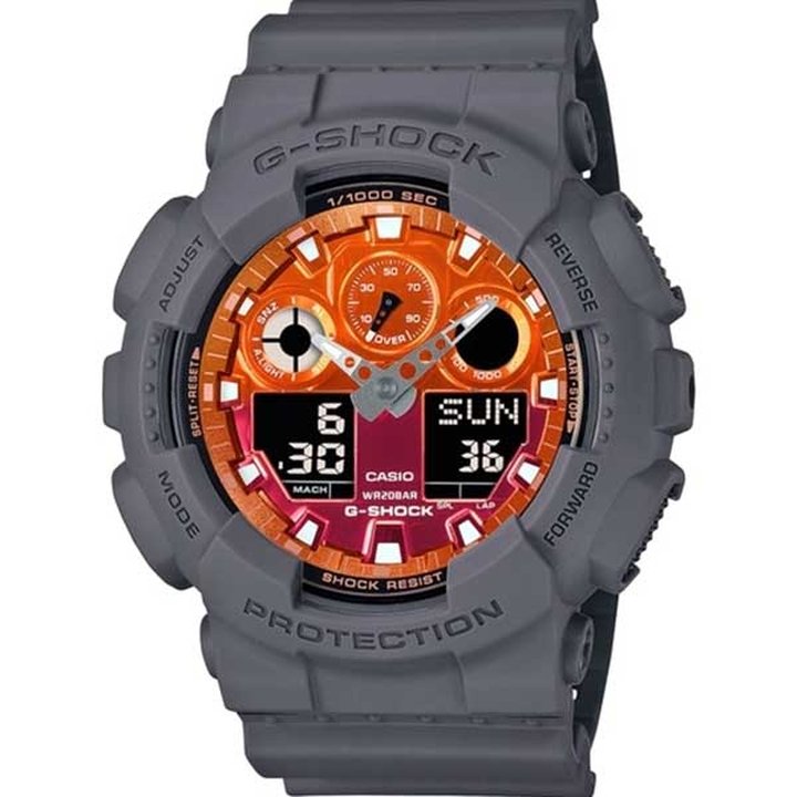 ساعت مچی مردانه کاسیو G-SHOCK مدل GA-100FL-8ADR