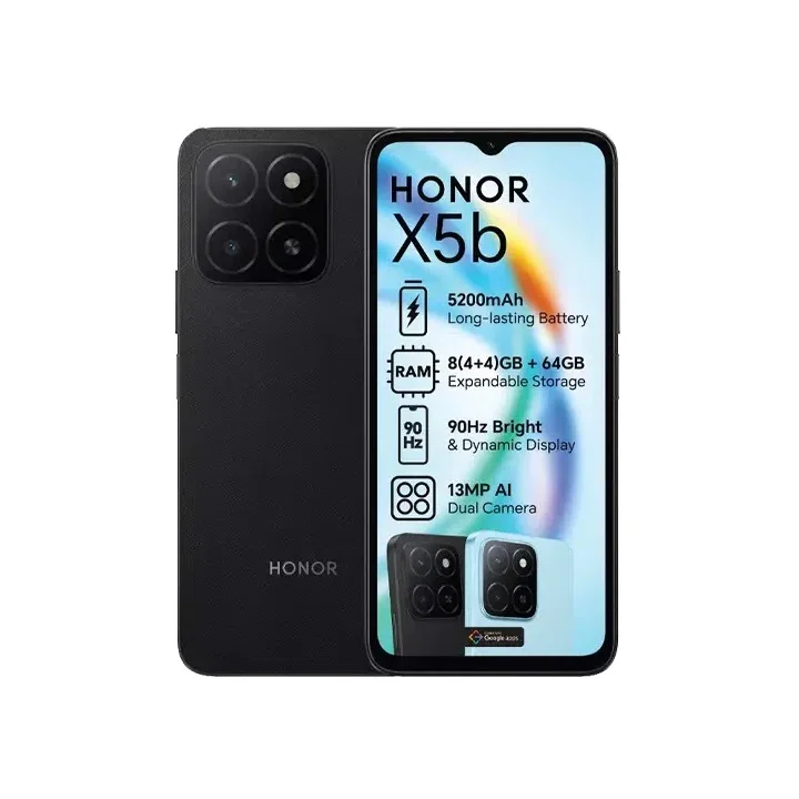 گوشی موبایل آنر مدل X5b 4G دو سیم کارت ظرفیت 64 گیگابایت و رم 4 گیگابایت + بیمه