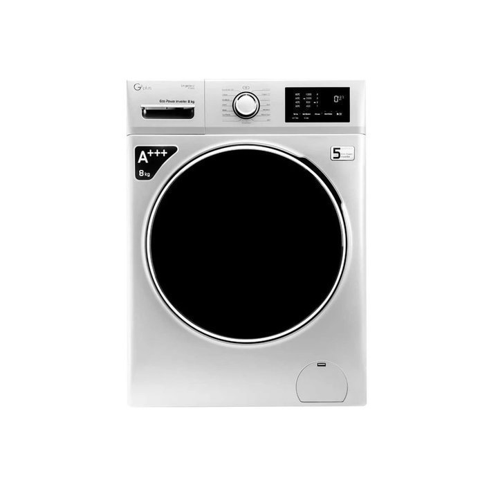 ماشین لباسشویی جی پلاس 8 کیلویی مدل GWM-M822-IND