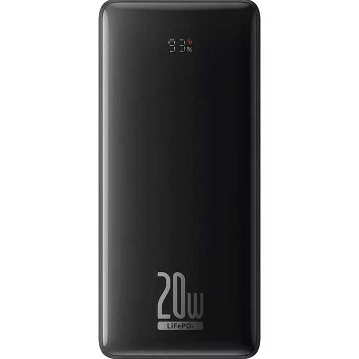 پاوربانک 18400 میلی آمپر باسئوس 20 وات مدل Baseus LiFePO4 Digital Display Power Bank 18400mAh 20W
