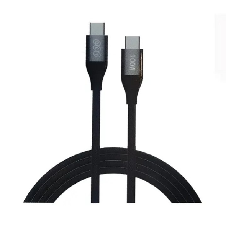 کابل شارژ کنفی USB-C به USB-C کیو سی وای مدل QCY DC22