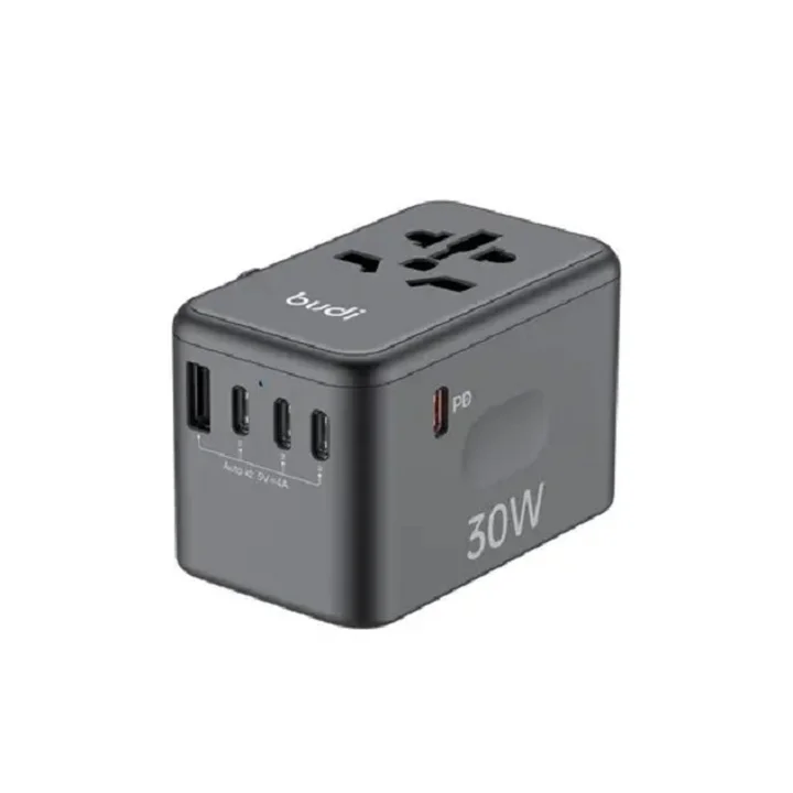 شارژر دیواری 30 وات بودی مدل Budi AC355B30