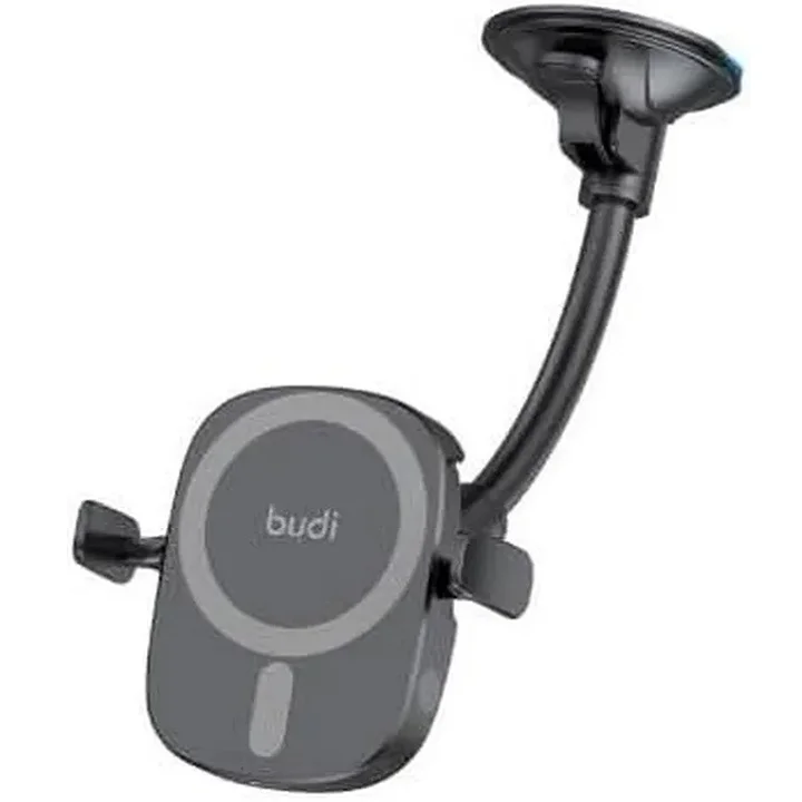 پایه نگهدارنده و شارژر 15 وات بی سیم موبایل بودی مدل Budi CM570B