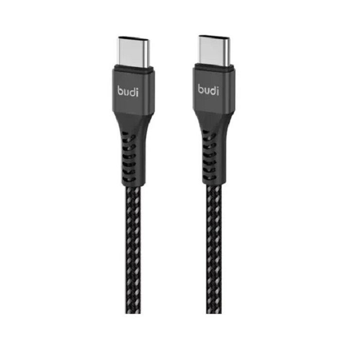 کابل شارژ کنفی ‌USB-C به ‌USB-C بودی مدل Budi DC210TT10B