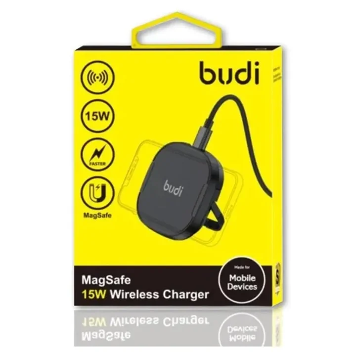 شارژر بی سیم بودی 15 وات مدل Budi WL3800B
