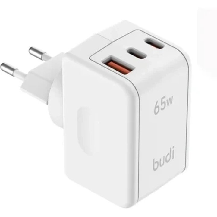 شارژر دیواری 65 وات بودی مدل Budi AC352EW