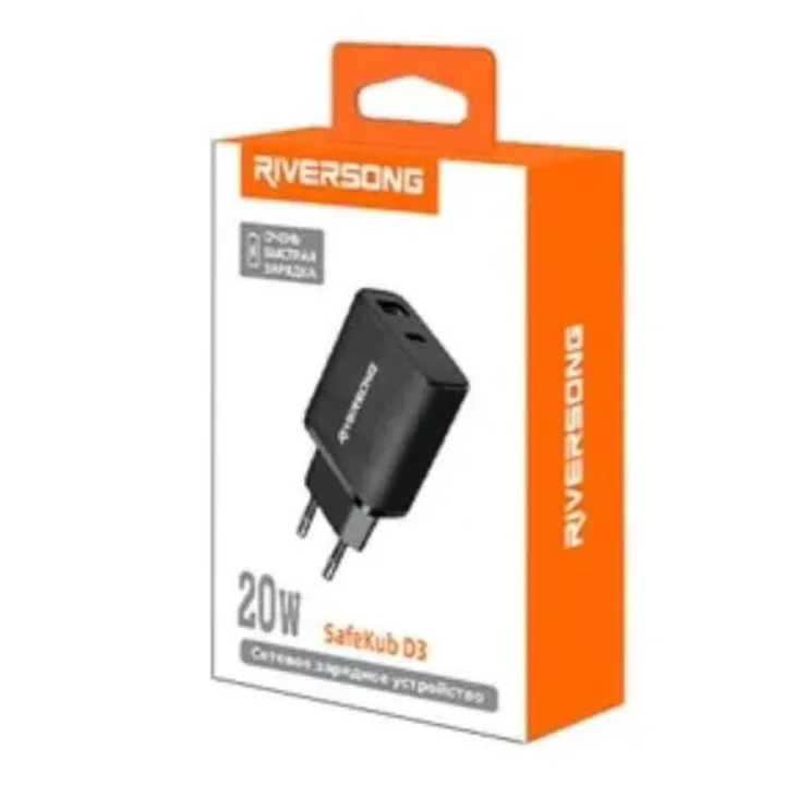 شارژر دیواری 20 وات ریورسانگ مدل Riversong Safekub D3 AD26