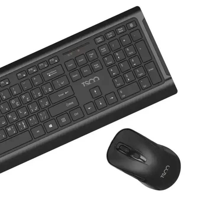 کیبورد و ماوس بی سیم تسکو مدل TKM 7023W