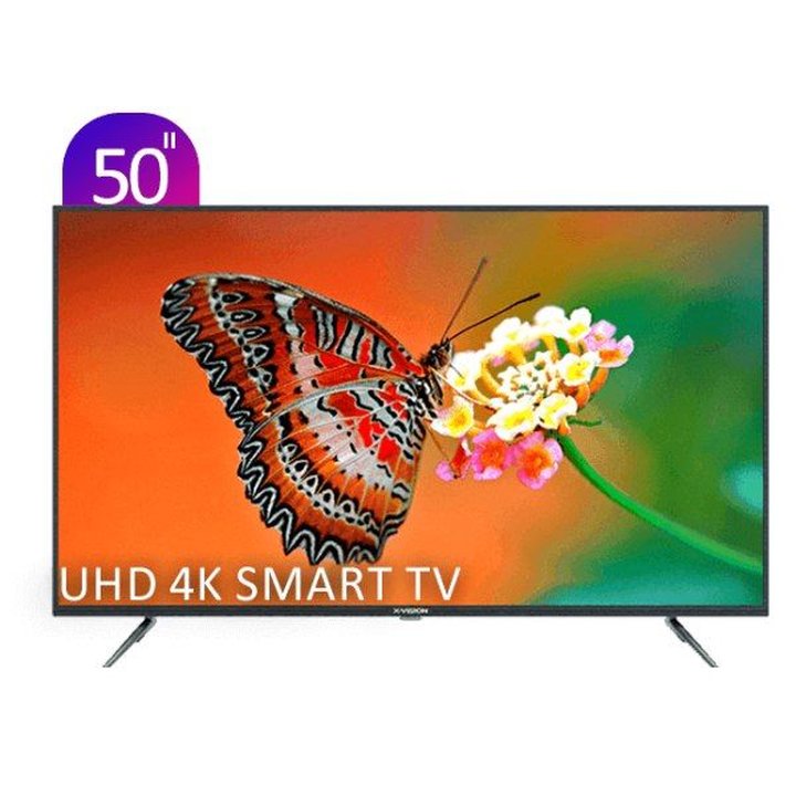 تلویزیون ال ای دی هوشمند ایکس ویژن مدل XTU785 سایز 50 اینچ