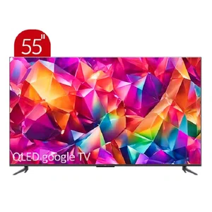 تلویزیون QLED UHD 4K هوشمند google TV تی سی ال مدل C645 سایز 55 اینچ